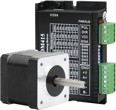 1PCS Digital Motor Driver Kit 35mm Open Loop Stepper Motor 0.12nm متوافق مع Robit Grippers لتطبيقات الطباعة ثلاثية الأبعاد (المحرك) in Saudi Arabia