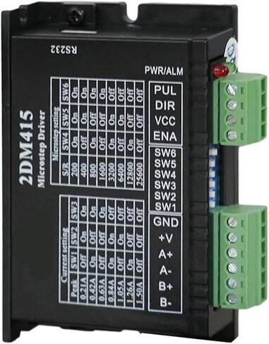 1PCS Digital Motor Driver Kit 35mm Open Loop Stepper Motor 0.12nm متوافق مع Robit Grippers لتطبيقات الطباعة ثلاثية الأبعاد (المحرك) in Saudi Arabia