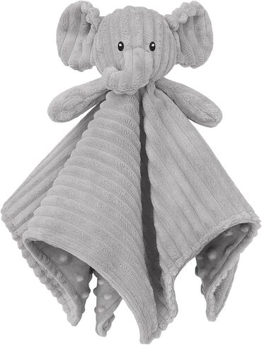 Baby Security Blanket for Unisex Boys and Girls, Soft Lovey Whale Baby Gifts for Newborn Toddler Snuggle Toy Stuffed Animal, Blue 15 Inch in Saudi Arabia
