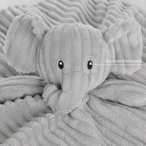 Baby Security Blanket for Unisex Boys and Girls, Soft Lovey Whale Baby Gifts for Newborn Toddler Snuggle Toy Stuffed Animal, Blue 15 Inch in Saudi Arabia