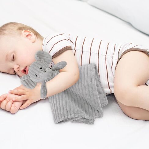 Baby Security Blanket for Unisex Boys and Girls, Soft Lovey Whale Baby Gifts for Newborn Toddler Snuggle Toy Stuffed Animal, Blue 15 Inch in Saudi Arabia