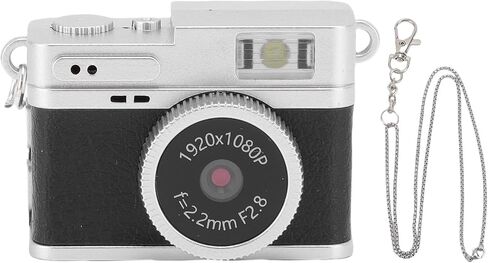 كاميرا Sanpyl Mini Keychain ، 1080p 2mp كاميرا صغيرة الإبهام ، كاميرا فيديو محمولة مضغوطة مع 0.96 في شاشة ملونة ، فلاش LED (أبيض) in Kuwait