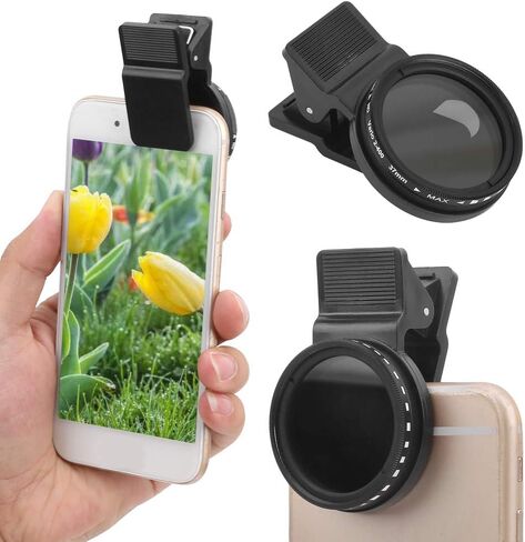 VEL 37MM ND LENS FILTER N - 400 كثافة محايدة ، مقطع تصفية على محايد لمختلف PHS العلامة التجارية in Saudi Arabia