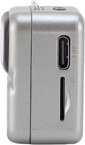 Gugxiom Mini Keychain Camera ، 1080p 2mp كاميرا رقمية صغيرة ، مسجل فيديو صغير ، مع بطاقة SD 64 جيجابايت ، لتسجيل دراسة السفر (رمادي) in Kuwait
