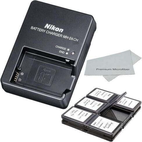 شاحن سريع سريع لبطارية en-el14 li-ion متوافقة مع nikon d3100 ds ... in Saudi Arabia