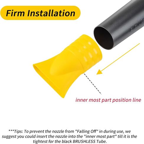 Flat Bend Nozzle for Milwaukee M18 Fuel Leaf Blower, Work for Milwaukee M18 2724-20 & 2724-21, Leaf Blower Nozzle for Drying, Blow-Drying, Purging Cars, Trucks, Tool boxes(1 Pack, no Tool) in Kuwait