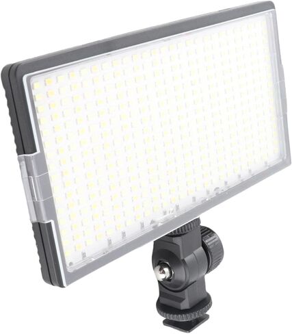 FOCKET 30W لوحة ضوء ناعمة ، 416pcs مصباح لوحة مسطحة LED مع زوايا قابلة للتعديل للبث المباشر وإنتاج الفيديو الصور in Kuwait