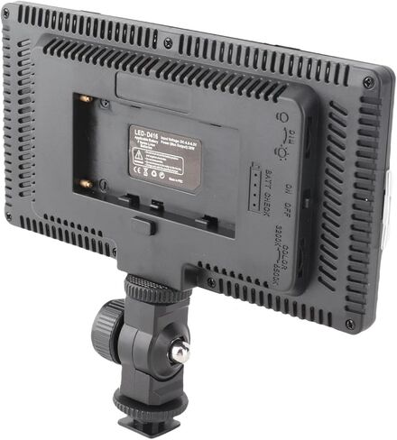 FOCKET 30W لوحة ضوء ناعمة ، 416pcs مصباح لوحة مسطحة LED مع زوايا قابلة للتعديل للبث المباشر وإنتاج الفيديو الصور in Kuwait