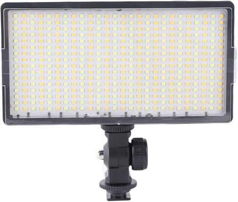 FOCKET 30W لوحة ضوء ناعمة ، 416pcs مصباح لوحة مسطحة LED مع زوايا قابلة للتعديل للبث المباشر وإنتاج الفيديو الصور in Kuwait