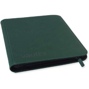 Vault X Premium Exo-Tec Zip Binder 9 جيوب، 20 صفحة مزدوجة الجوانب، 360 فتحة تحميل جانبية للوحة، أو تجميعها أو ألعاب بطاقات التداول، ألبوم مجلد الحماية in Kuwait
