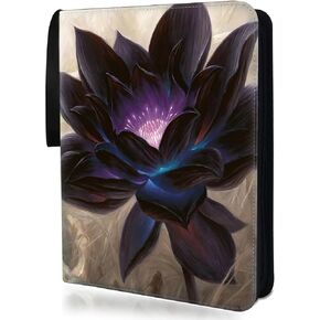 MTG Card Binder Fits 900 Cards Card Collector Album Holder,with 50 Removable Sleeves Toys Gifts for Boys Girls (A)