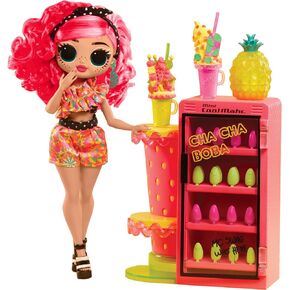 LOL Surprise OMG Sweet Nails – Pinky Pops Fruit Shop with 15 Surprises, Including Real Nail Polish, Press On Nails, Sticker Sheets, Glitter, 1 Fashion Doll, and More! – Great Gift for Kids Ages 4+