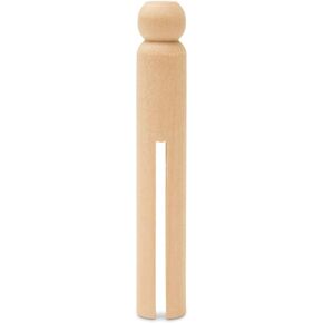 Vintage Style Wooden Clothespin Doll 3-3/4 inches, Pack of 10 Clothespins Wood, Worry Dolls Guatemala, Clothespin Craft, by Woodpeckers