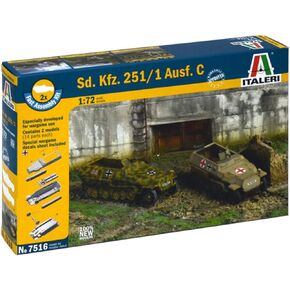 Italeri 510007516-1:72 Special Vehicle 251/1 Version D Fast Assembly Kit