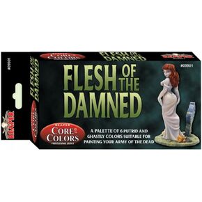 Flesh of The Damned Undead Skin Set Acrylic Master Series Hobby Paint Reaper Miniatures