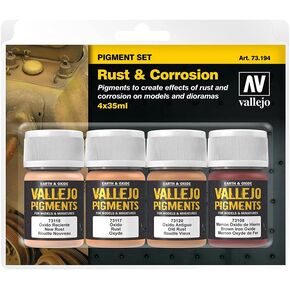 Vallejo Rust & Corrosion Pigment Set 4 x 35ml Paint