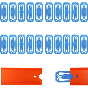 Racetrack Connectors Set of 20 Compatible with Hotwheels
