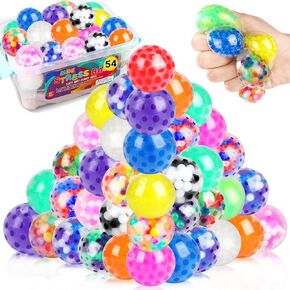 12 Pack Fidget Stress Balls for Adults, Cute Octopus Stress Relief Stress Ball, Bulk Squishy Squeeze Ball Set and Birthday Party Favors