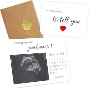 Pregnancy Announcement for Aunt, Auntie Baby Announcement Ideas Card, Sonogram Picture Pregnancy Announcement