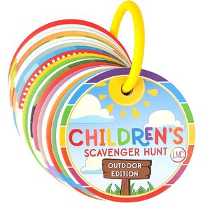 Children's Scavenger Hunt: Outdoor Edition | Toddler Activities | Games for 2 Year Old's & Up | Kids Educational Scavenger Hunt Cards