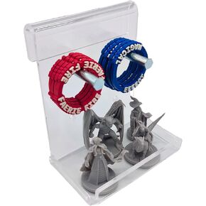 DM Screen Ledges 2-Pack - Acrylic Shelves Hang on GM Screen - Hold Dice, Minis, Cards, Etc - Clear Clutter and Mess Behind Screen in Kuwait