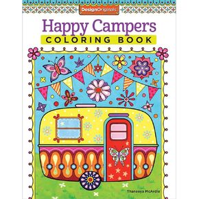Design Originals - Happy Campers Coloring Book