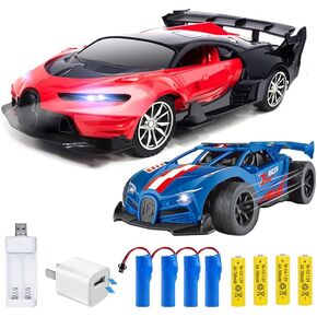 GUST Coches de Control Remoto, Autos RC para niños menores de 8 años, juguetes para niños y niñas, Regalos de cumpleaños y en Navidad.