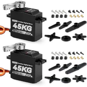 Smraza 45KG Servo Motor High Torque Digital Waterproof 1/10 Steering 180° in Kuwait