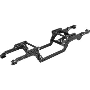INJORA 39g LCG Carbon Fiber Chassis Frame Kit with 6g Battery Tray for 1/18 TRX4M Defender Bronco K10 F150 RC Crawler Upgrade
