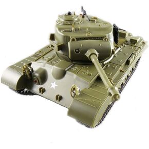 POCO DIVO Sherman vs Pershing Infrared Battle Tanks 2-Set Combat Fight Pair 2.4Ghz RC Battling Panzer Remote Control US Model Tank M4A3 M26