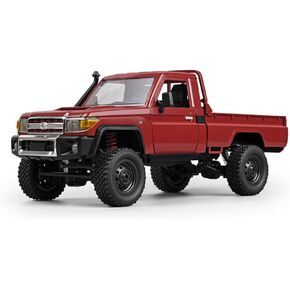 RC Crawler 1/12 RC Truck 4x4 RC Rock Crawler Toyota LC79 Remote Control Pickup 2.4Ghz All Terrain with 280 Brushed Motor Proportional Throttle Steering RTR Hobby Toy for Adult MN-82