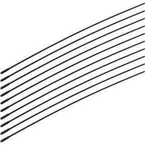 eMagTech 10pcs Antenna Tube for Receiver Antenna Protection Effect Insulation Effect with Cap Plastic Pipe Fit for Remote Control Car FPV Drone Quadcopter Boats Airplane RC Model Car