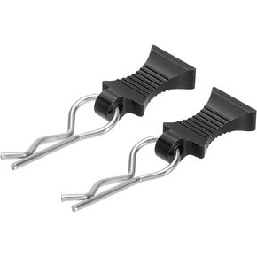 MECCANIXITY 2pcs RC Body Clips with Pull Tabs for 1/8 1/10 Scale Model Truck RC Car Crawler Truck Shell Replacement Parts(Black)