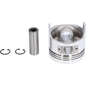Air Cooled Engine Piston, Aluminum Steel, Circlip Pin Accessories Replacement for 5KW Generator