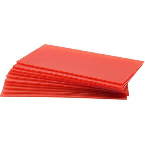 Base Plate Wax 10PCS, Red Utility Bite Wax Denture Casting Wax Sheet for Jewelry Carving Modelling|Lab Equipment (2.0mm) in Kuwait