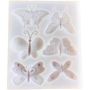 Resin Earring Molds Silicone Jewelry Mold for Pendant and Earrings DIY Making Butterfly Shape Casting Molds for Epoxy Crafts Necklace