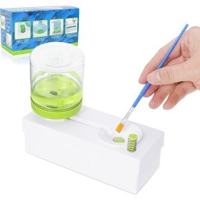Paint Brush Cleaner - Multipurpose Makeup Brush Cleaner Tool with Paint Brush Cleaner Rinse Cup, Handy Oil Paint Brush Cleaner, and Paint Water Dispenser for Artists and DIY Enthusiasts