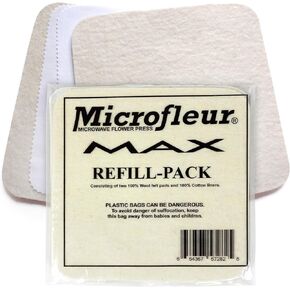 Microfleur Max 9" (23 cm) Refill Pack for The Max Microwave Flower Press