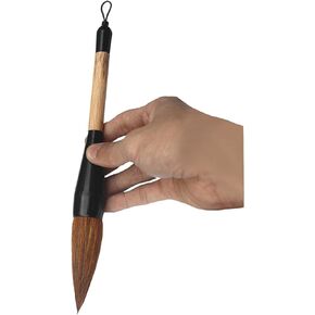 Hard Wolf Hair Chinese Traditional Writing Brush, Large Calligraphy Brush, Japanese Sumi Drawing Watercolor Kanji Brush