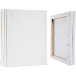 6 عبوات من لوحات قماشية فنية مقاس 8 × 10 بوصة مصنوعة من القطن الممدد مقاس 5/8 بوصة للمبتدئين والفنانين للرسم والأكريليك والرسم الزيتي in Kuwait