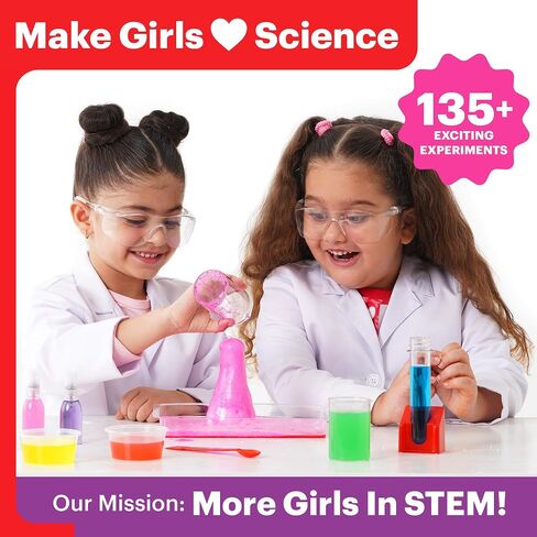 Doctor Jupiter Girls First Science Experiment Kit for Kids Ages 4-5-6-7-8| Birthday Gift Ideas for 4-8 Year Old Girls| STEM Learning & Educational Toys in Saudi Arabia
