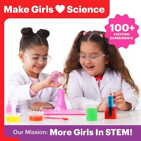 Doctor Jupiter Girls First Science Experiment Kit for Kids Ages 4-5-6-7-8| Birthday Gift Ideas for 4-8 Year Old Girls| STEM Learning & Educational Toys in Kuwait
