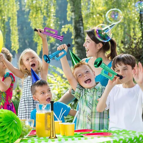 10 قطع من ألعاب البوق المعدنية البلاستيكية من Vaguelly، مقاس 7 بوصات للأطفال، لعبة بوق استاد البوق، لعبة صانعي الضوضاء، دعامات الأبواق المبهجة للحفلات والمناسبات، هدايا الحفلات للأولاد والبنات، لون عشوائي in Saudi Arabia