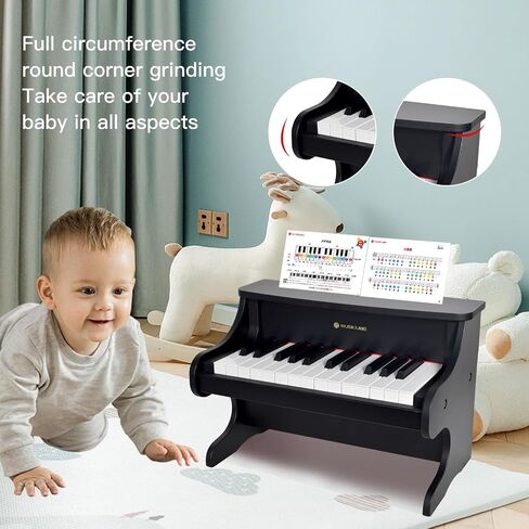 MUSICUBE Kids Piano Keyboard 25 Keys Digital Piano for 3-7 Years Old Beginner Girls Boys First Mini Piano Toys Educational Musical Instrument Gift Choice (Range: C4-C6) in Saudi Arabia