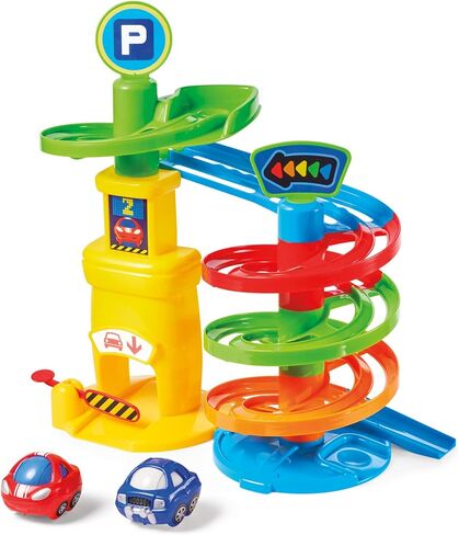 كيدوزي بارك اند رول جراج، مجموعة لعب مع مركبات للأطفال الصغار بعمر 18 شهرًا فما فوق (G02614) in Kuwait
