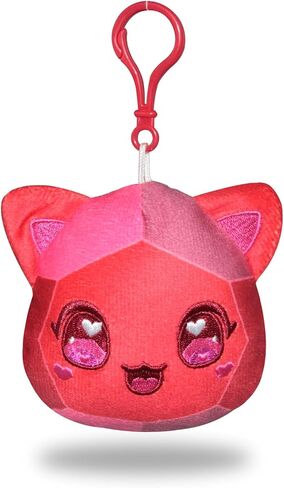 MeeMeow Pink Heart Cat Plush Keychain Stuffed Animal Toy,Cute Decorative Plush Toy Accessory Fun Buddy for Kids Bag, Purse, Backpack, Handbag in Saudi Arabia