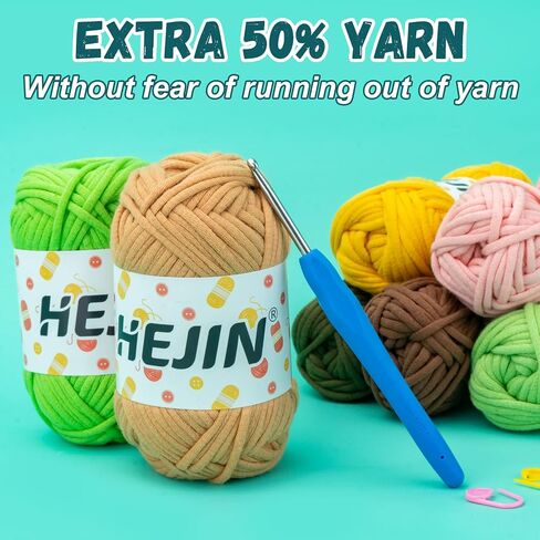 Crochet Kit for Beginners, 5PCS Crochet Plant Kit for Adults Kids-Amigurumi Crochet Kit Include Every Tool, Videos Tutorials, Crochet Starter Kit Learn to Crochet Kit Gift for Birthday, Easter in Saudi Arabia