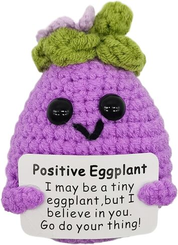 Funny Positive Avocado Mini Crochet Avocado with Positive Affirmations Cards for Inspirational Novelty Good Luck Gifts and Party Decorations (CK-04 Avocado Green) in Saudi Arabia