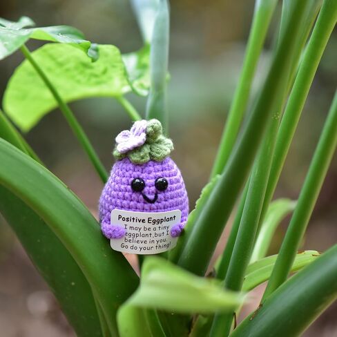 Funny Positive Avocado Mini Crochet Avocado with Positive Affirmations Cards for Inspirational Novelty Good Luck Gifts and Party Decorations (CK-04 Avocado Green) in Saudi Arabia