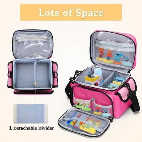 LoDrid Carrying Bag Compatible with Little Tikes Story Dream Machine Starter Set, Portable Storage Case for Books and Accessories with Handle and Shoulder Strap, Navy Blue, Bag Only (Patent Design) in Kuwait